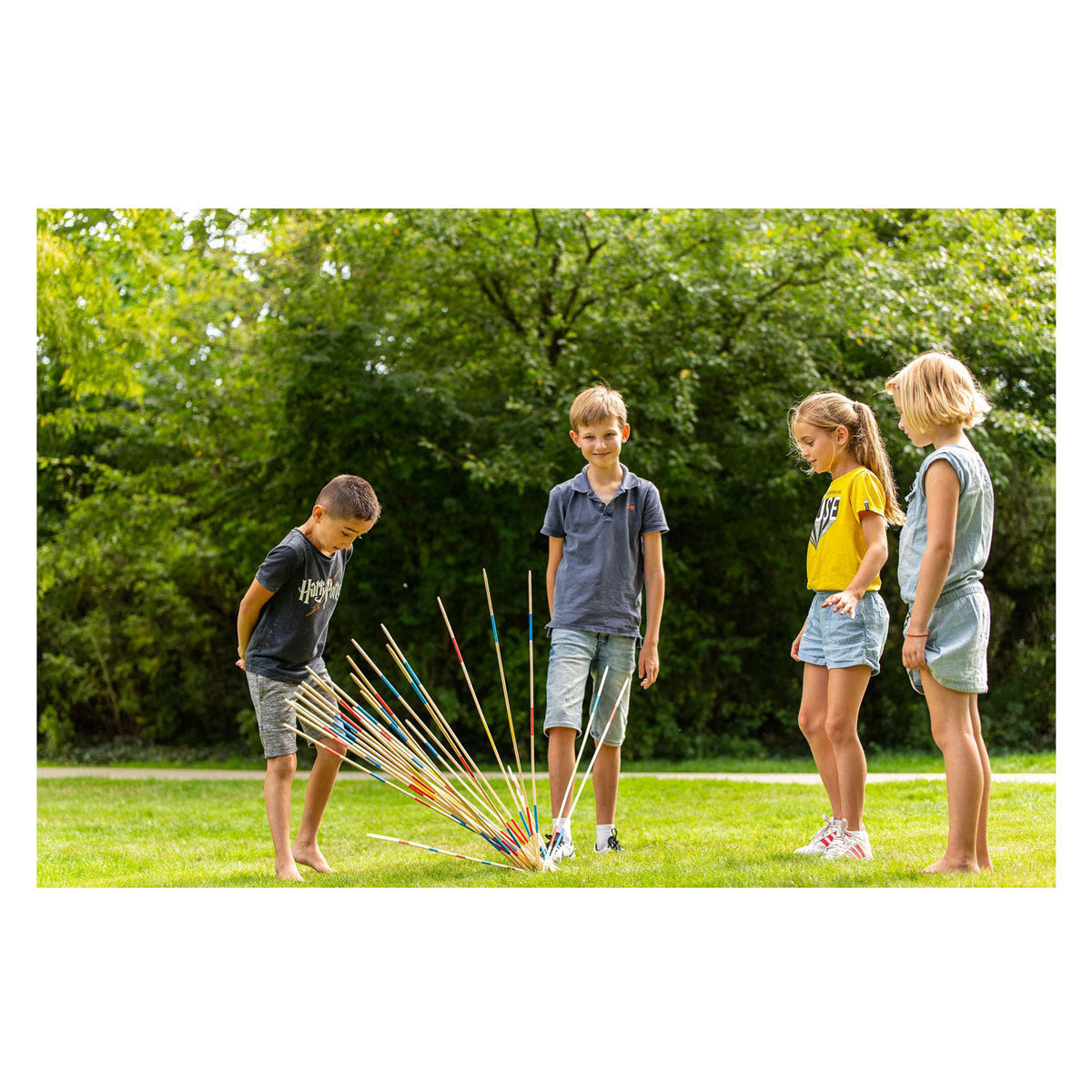 Outdoor -Spiel im Freien Mikado, 90 cm