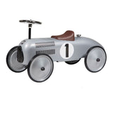 Retro Roller Metal Walking Car Jean 75x40x40 cm Silber - afbeelding 1