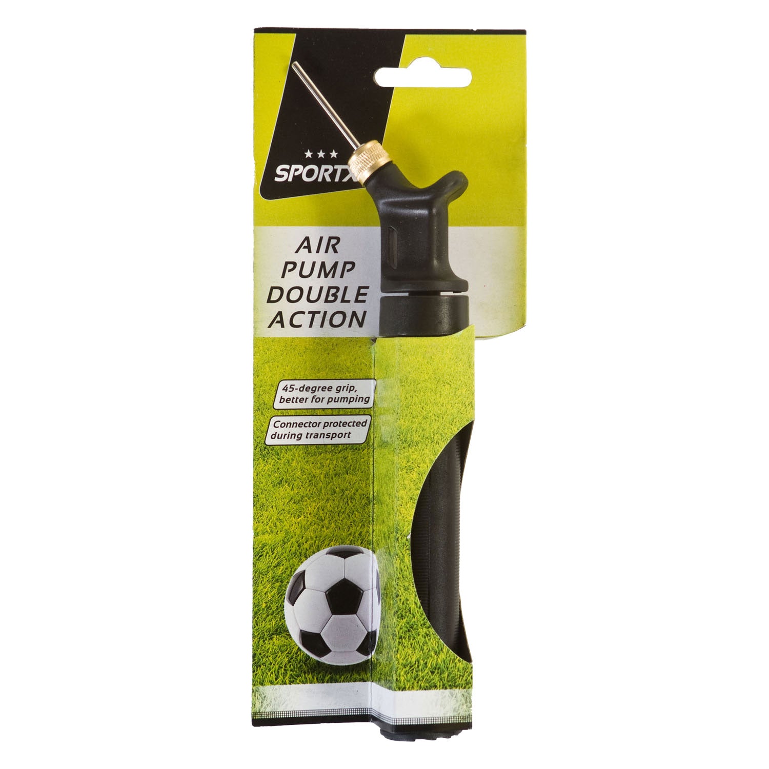Sportx Doppel -Action -Ballpumpe