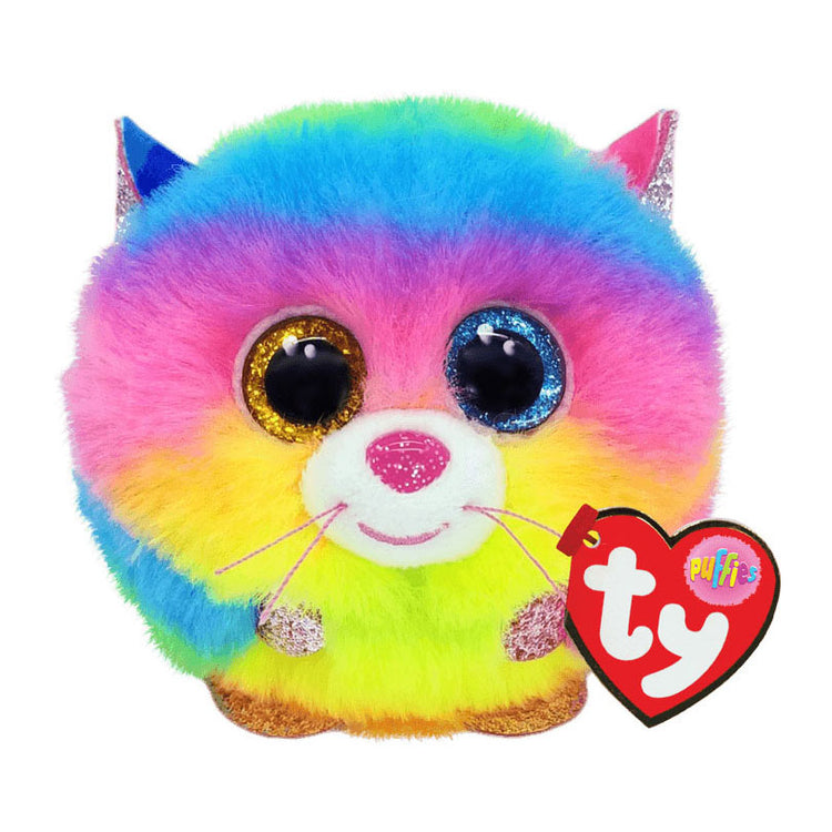 Ty Beanie Ty Teeny Puffies Gizmo Katze, 10 cm
