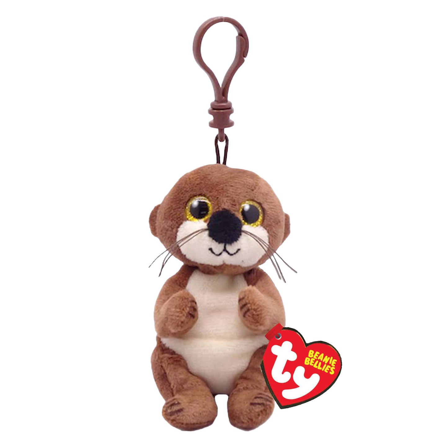 Ty Ty Beanie Babies Bellies Clip Umarmung Otter Mitch 10 cm