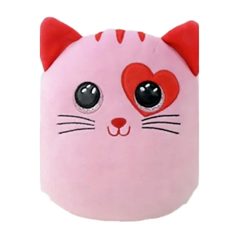 Ty Beanie Ty Squish eine Boo Heart Flirk Cat, 20 cm