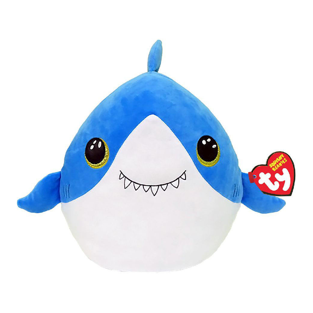 Ty Beanie Ty Squish einen Boo Finsley -Hai, 31 cm