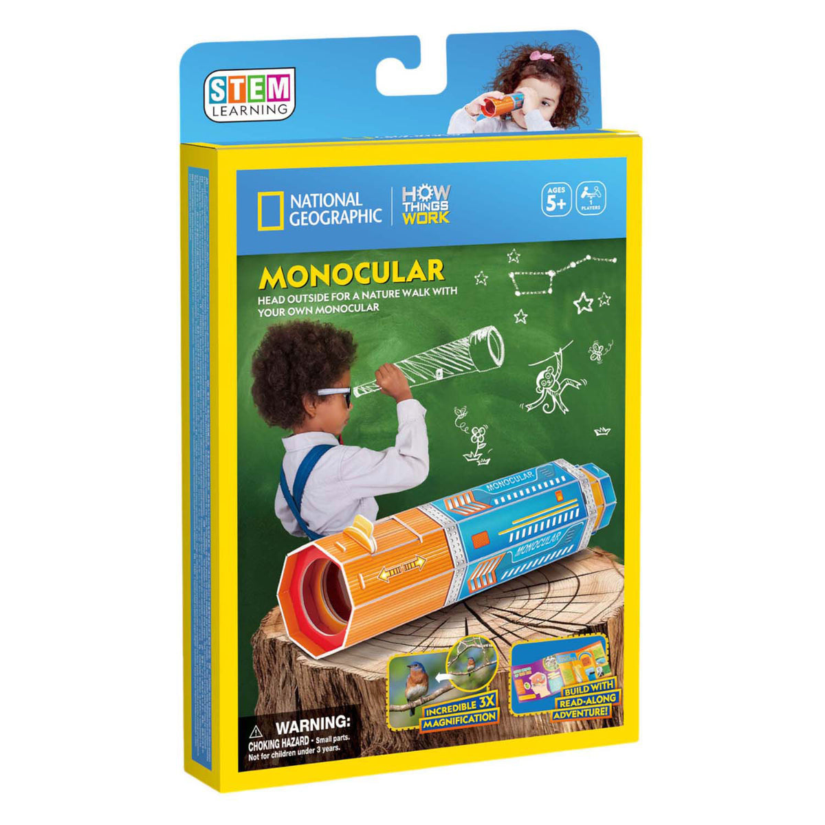 Kubikfun 3D -Puzzle National Geographische Sprachmonokular