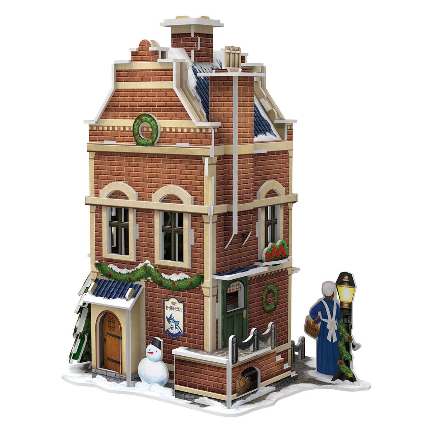 Kubikfun 3D -Puzzle Hollanse Bäckerei mit LED -Beleuchtung