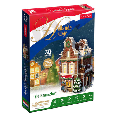 Cubic Fun 3D Puzzle Cheese Shop mit LED -Beleuchtung