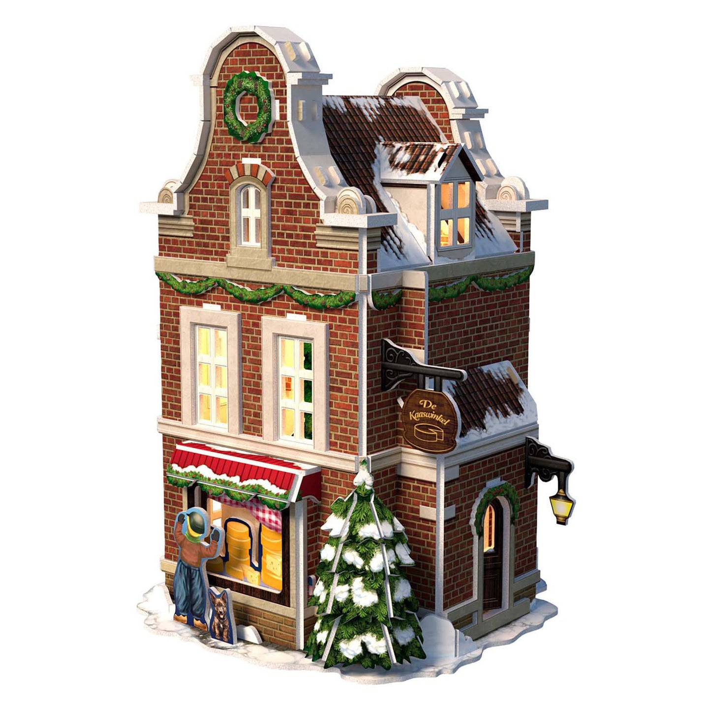 Cubic Fun 3D Puzzle Cheese Shop mit LED -Beleuchtung