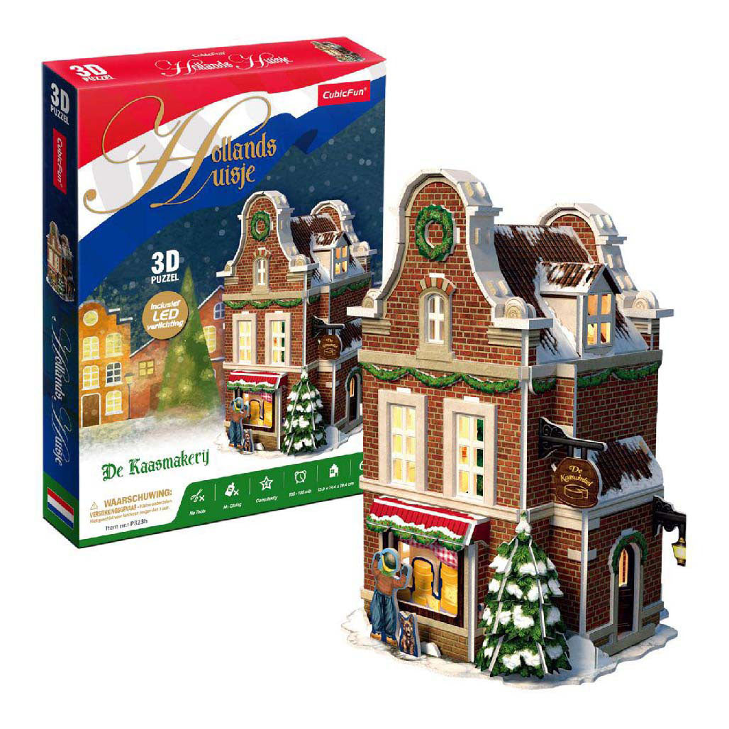 Cubic Fun 3D Puzzle Cheese Shop mit LED -Beleuchtung
