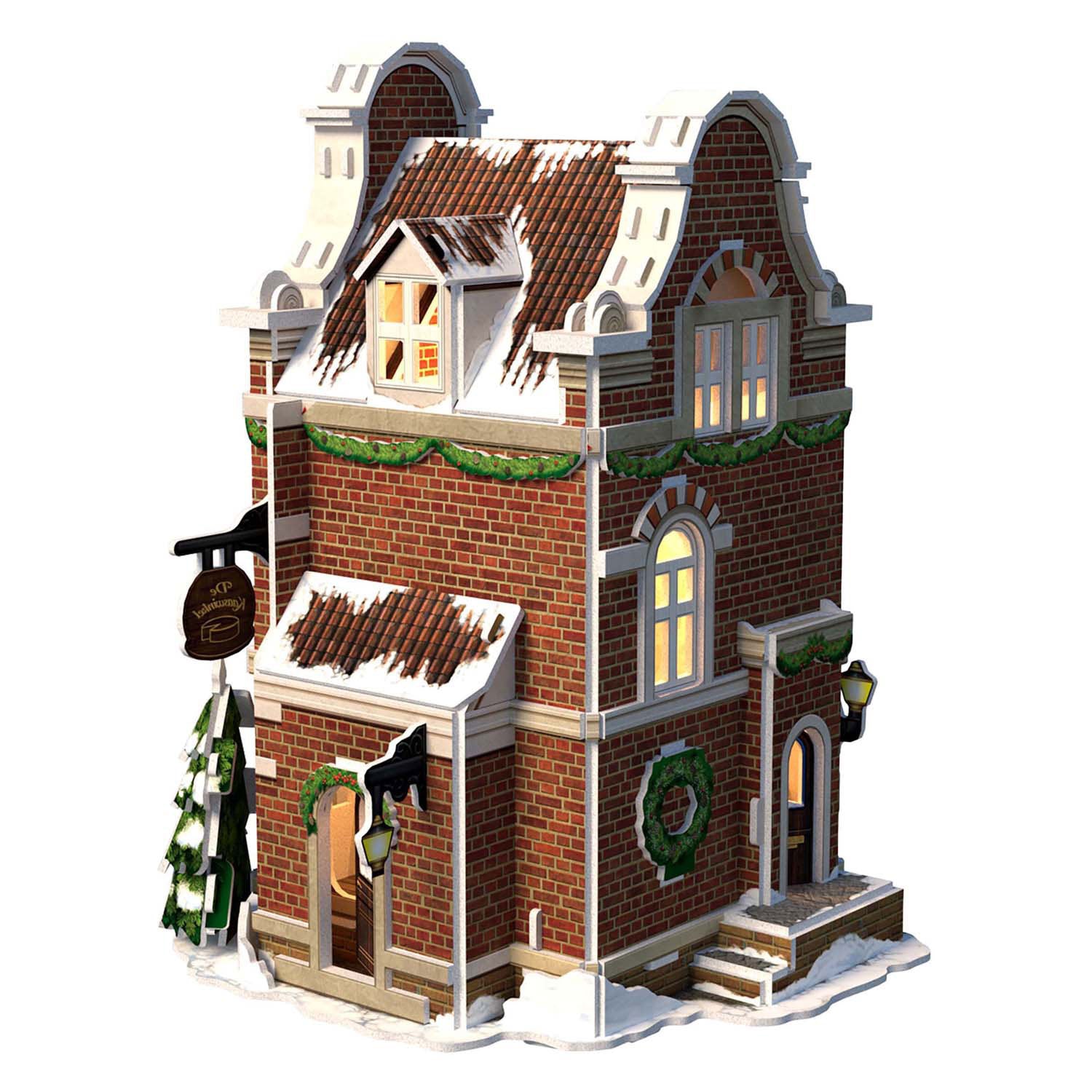 Cubic Fun 3D Puzzle Cheese Shop mit LED -Beleuchtung