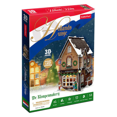 Kubikfun 3D -Puzzle Klompenmakerij mit LED -Beleuchtung
