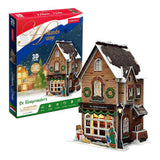 Kubikfun 3D -Puzzle Klompenmakerij mit LED -Beleuchtung - afbeelding 3