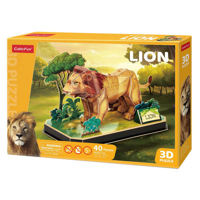 Kubikfun 3D -Puzzle -Löwe