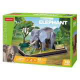 Kubikfun 3D -Puzzle -Elefant - afbeelding 2