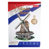 Kubische lustige 3D-Puzzlemühle LED - 65-tlg.