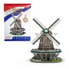 Kubische lustige 3D-Puzzlemühle LED - 65-tlg.