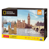 Kubikfun 3D -Puzzle National Geographic Big Ben - afbeelding 2