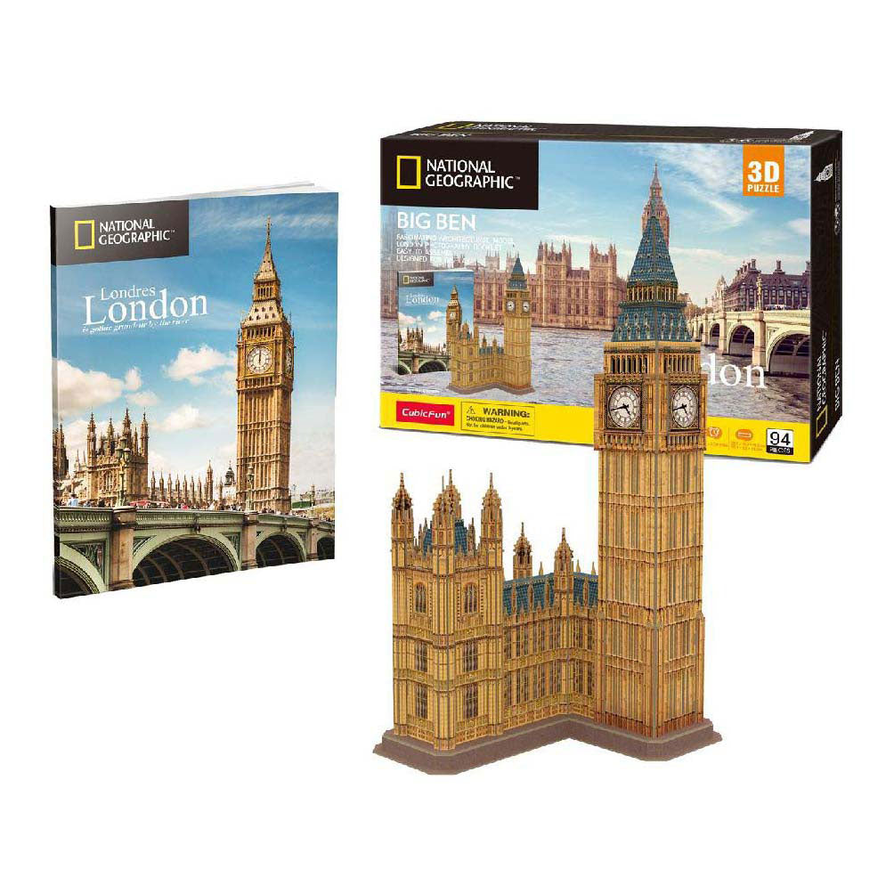 Kubikfun 3D -Puzzle National Geographic Big Ben
