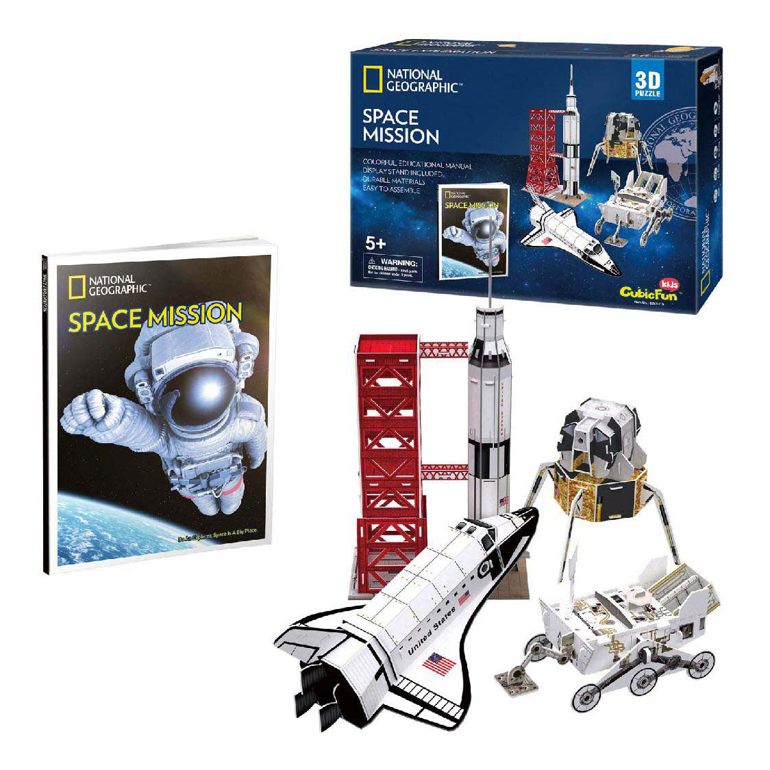 Cubic Fun 3D Puzzle National Geographic Space Mission