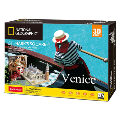 Cubic Fun 3D Puzzle National Geographic st. Marco Plein