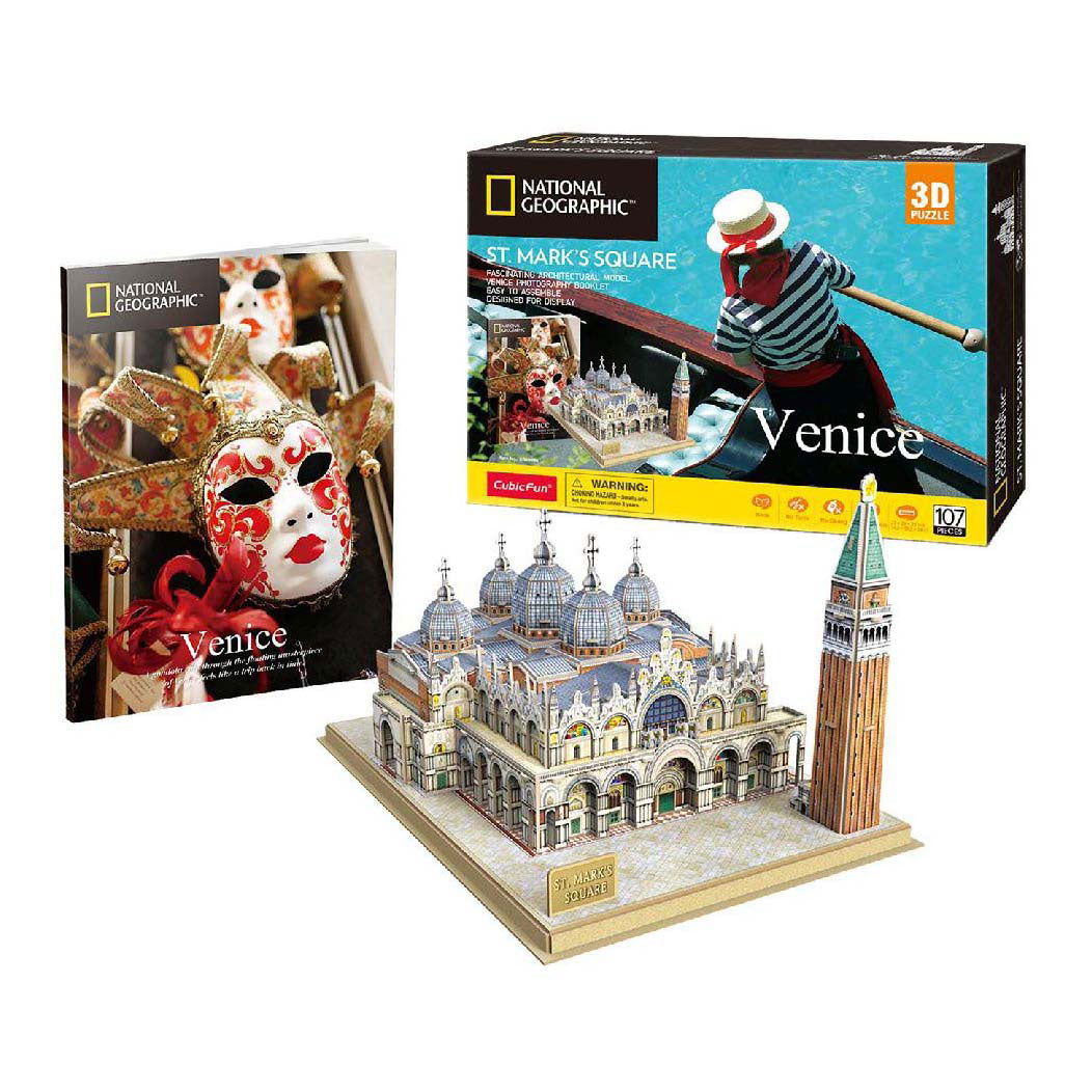 Cubic Fun 3D Puzzle National Geographic st. Marco Plein