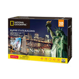 Cubic Fun 3D Puzzle National Geographic Empire State Building - afbeelding 2
