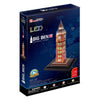 Kubikfun 3D -Puzzle Big Ben mit LED -Beleuchtung
