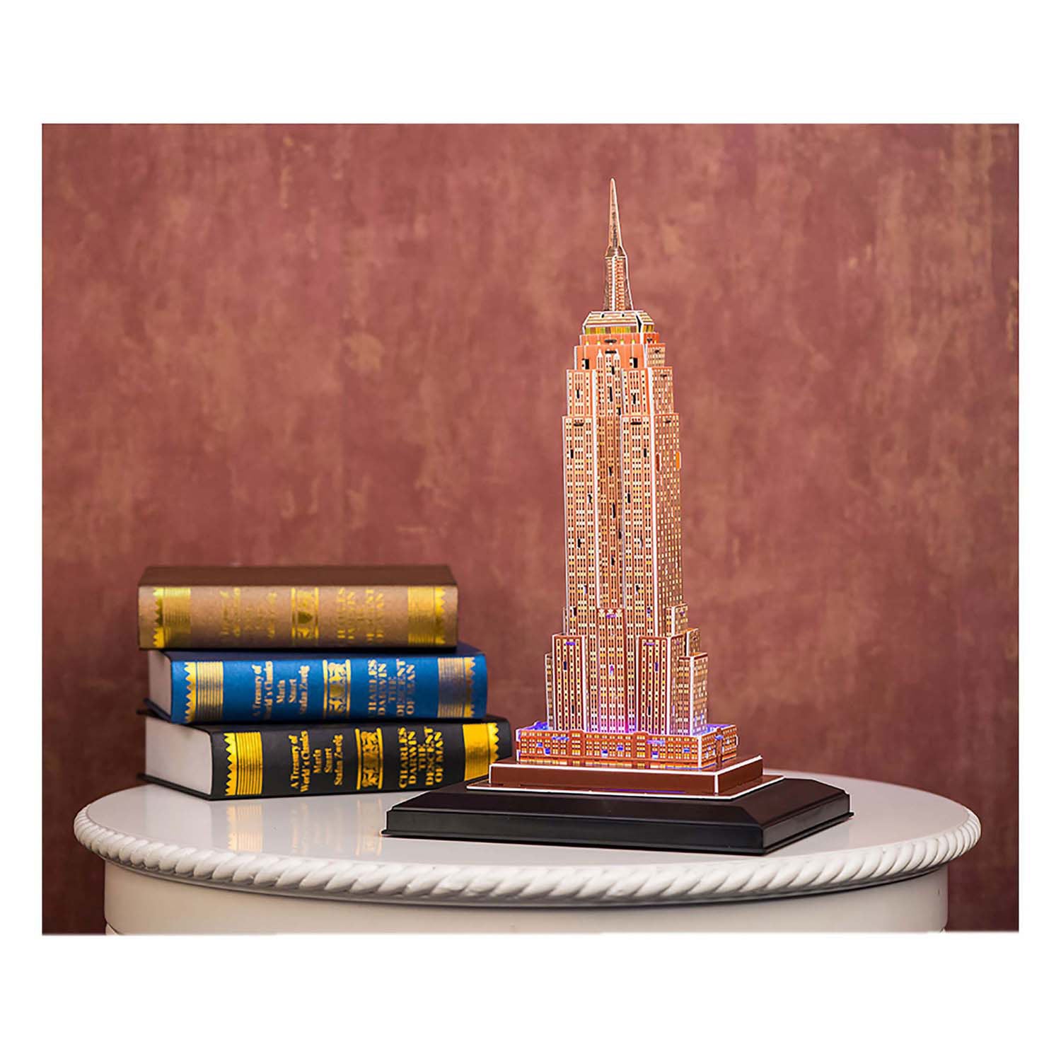 Kubikfun 3D Puzzle Empire State Building mit LED -Beleuchtung