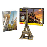 Cubic Fun 3D Puzzle National Geographic Eiffelturm - afbeelding 3