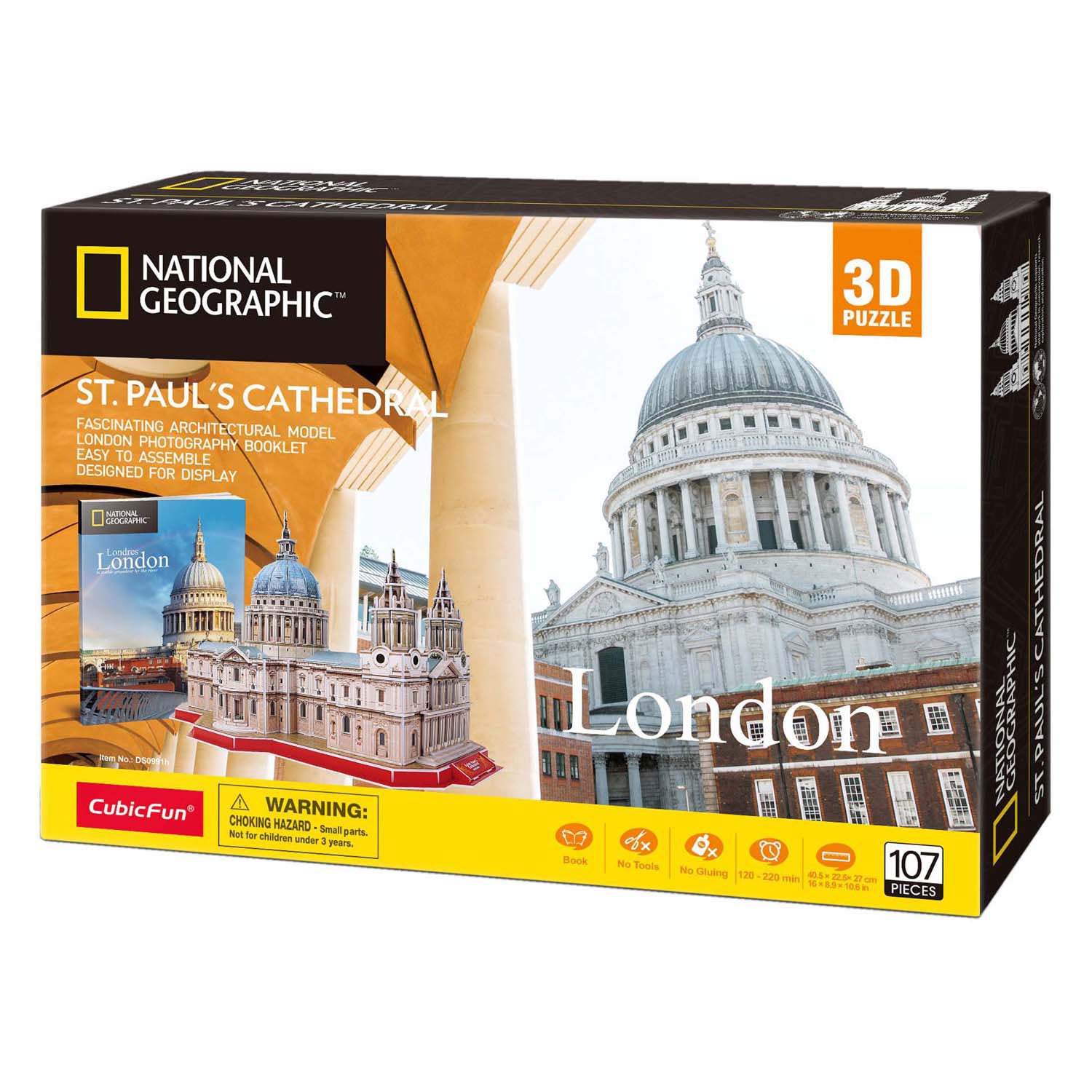 Cubic Fun 3D Puzzle National Geographic st. Paul Kathedrale