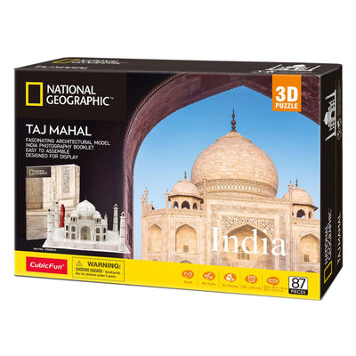 Kubikfun 3D -Puzzle National Geographic Taj Mahal