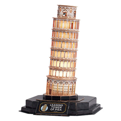 Kubikfun 3D -Puzzle -Turm von Pisa mit LED -Beleuchtung