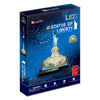 Kubische Spaß 3D -Puzzle Freiheit Statue mit LED -Beleuchtung