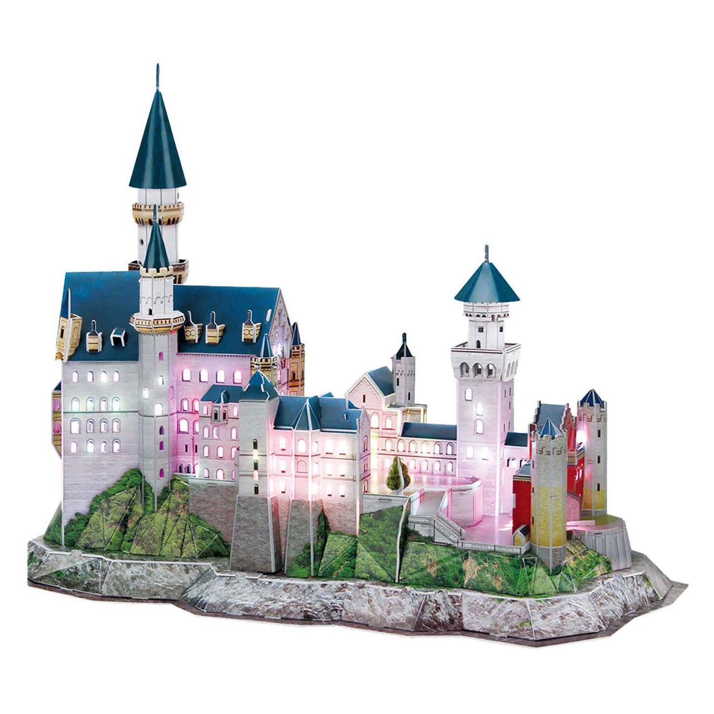Kubikfun 3D -Puzzle Neuschwanstein Schloss mit LED -Beleuchtung