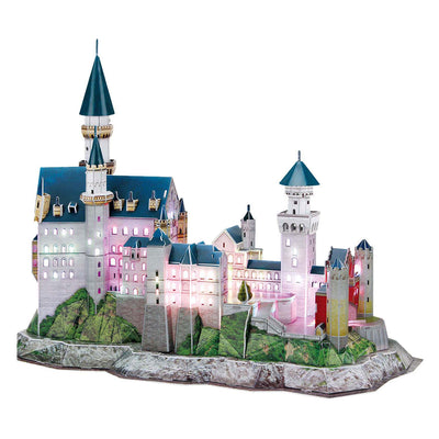 Kubikfun 3D -Puzzle Neuschwanstein Schloss mit LED -Beleuchtung