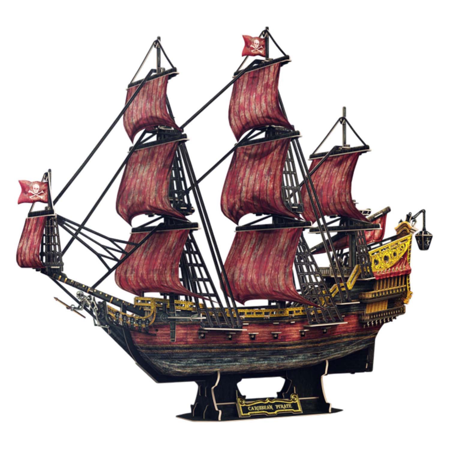 Kubikfun 3D -Puzzle Königin Anne Rache
