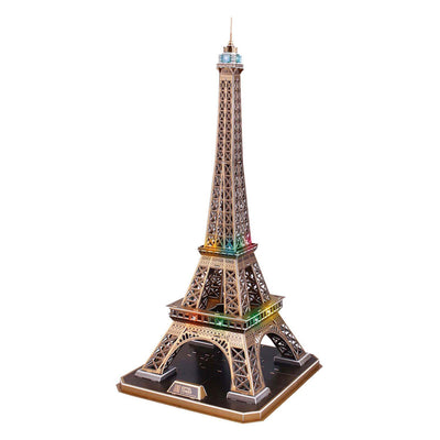 Kubikfun 3D -Puzzle -Eiffelturm mit LED -Beleuchtung