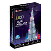 Kubikfun 3D -Puzzle -Burj Khalifa mit LED -Beleuchtung