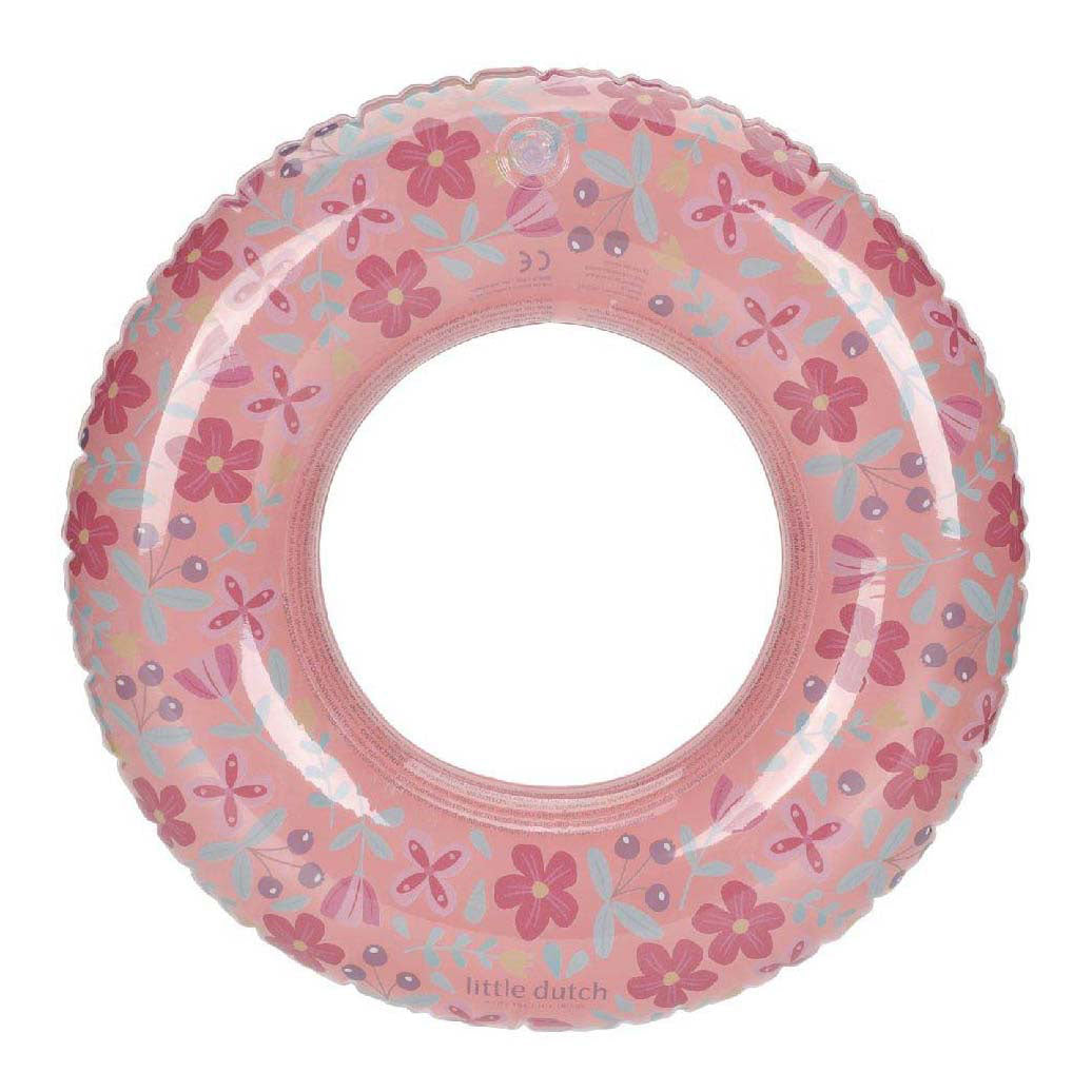 Kleine niederländische rosa Blumenschwimmring, 50 cm