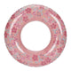 Kleine niederländische rosa Blumenschwimmring, 50 cm