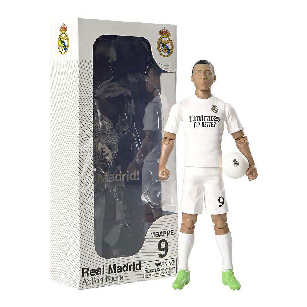 Fußballfigur Real Madrid Kylian Mbappe, 20 cm