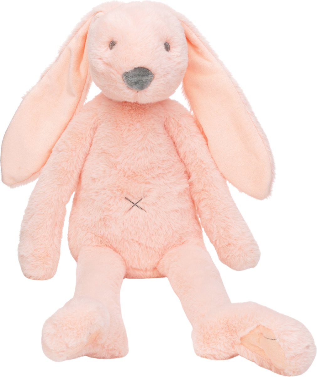 Happy Horse recyceltes Kaninchen Richie Kuscheltier 58 cm – Pfirsichrosa – Baby-Kuscheltier