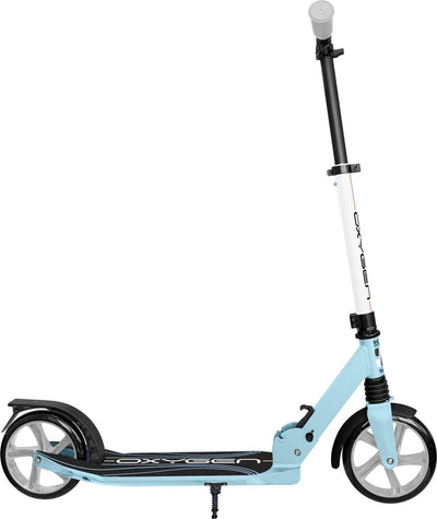 Kufen kontrollieren Sauerstoff 2-Rad-Kinderroller klappbare Fußbremse blau