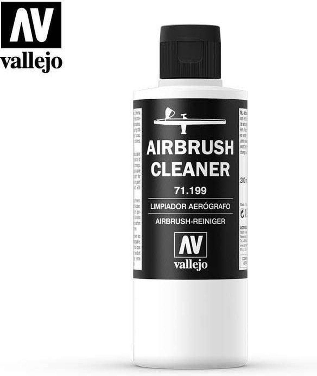 Vallejo 71199 Airbrush-Reiniger (200 ml) – Airbrush-Farbreiniger – Airbrush-Reinigung