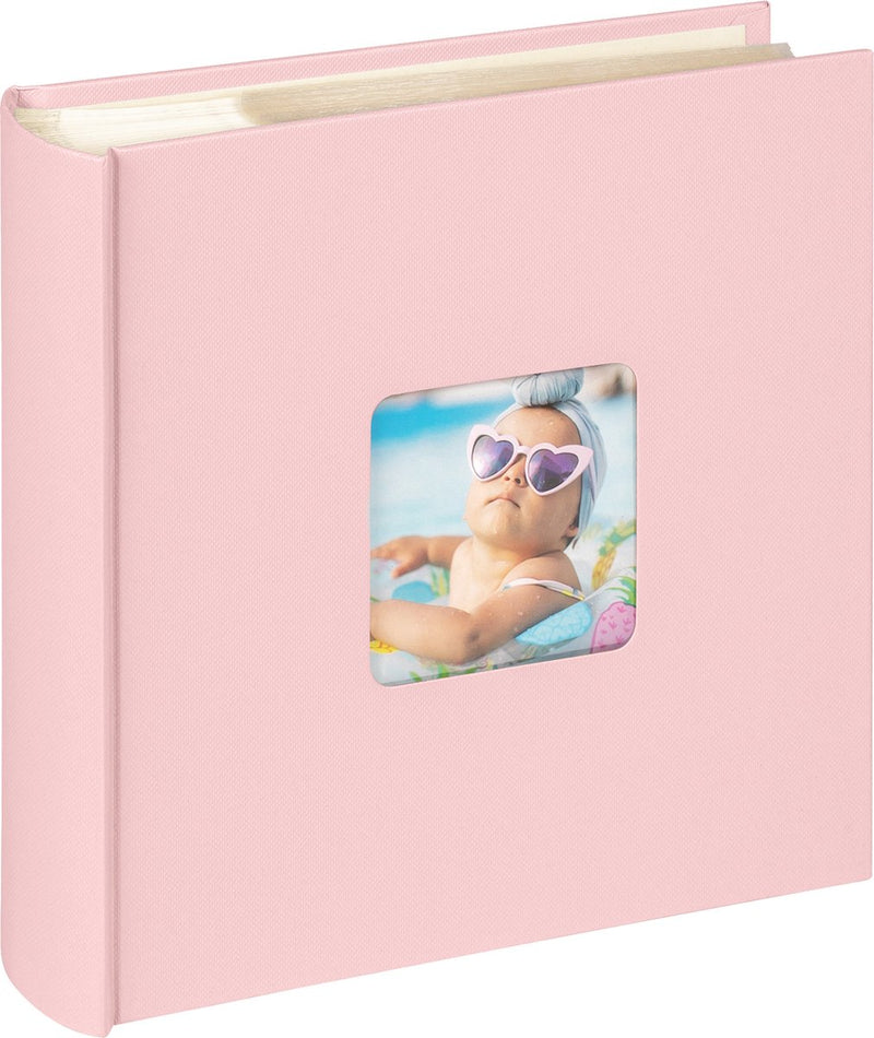 Walther me-110-br Fun Baby Selection – Memo-Einsteckalbum – 200 Fotos 10 x 15 cm – rosa