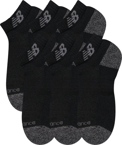 New Balance Active Low Cut Socken 6er-Pack Unisex-Sportsocken – Schwarz