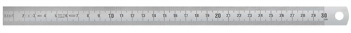 Vogel-Messstab 300x18x0,5 Edelstahl