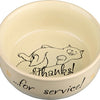 Trixie Food Bowl Danke für Service Assorti