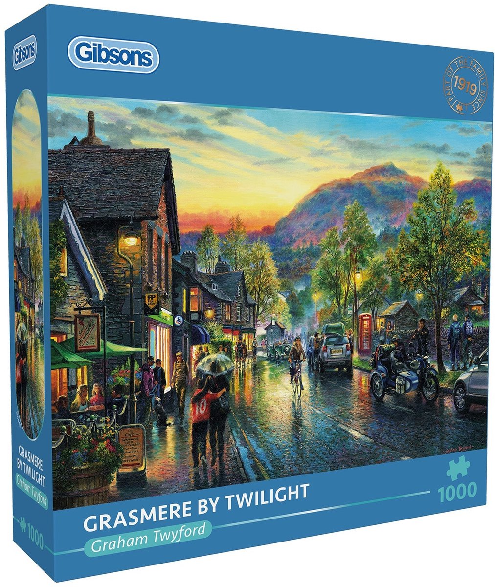 Gibsons – Grasmere by Twilight (von Graham Twyford) – 1000 Teile 68 x 49 cm (B x H) – Puzzle für Erwachsene