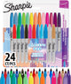 Sharpie Permanentmarker | feiner Punkt | Elektropop und verschiedene Farben | 24 Stück