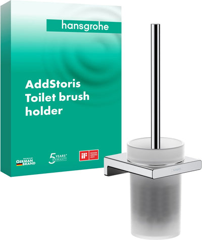 Hansgrohe addstoris WC-Bürstengarnitur zur Wandmontage, Chrom